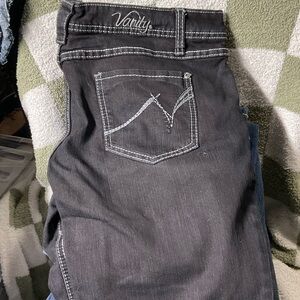 Vanity Charcoal Denim Pants